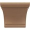 Ekena Millwork 12"W x 12"D x 12"H Wide Olympic Rough Cedar Woodgrain TimberThane Corbel, Primed Tan CORUR12X12X12OLYRCPR - alternate 3